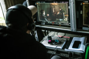 Professional film set