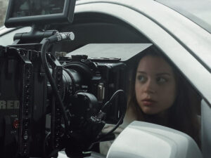 actress in the car