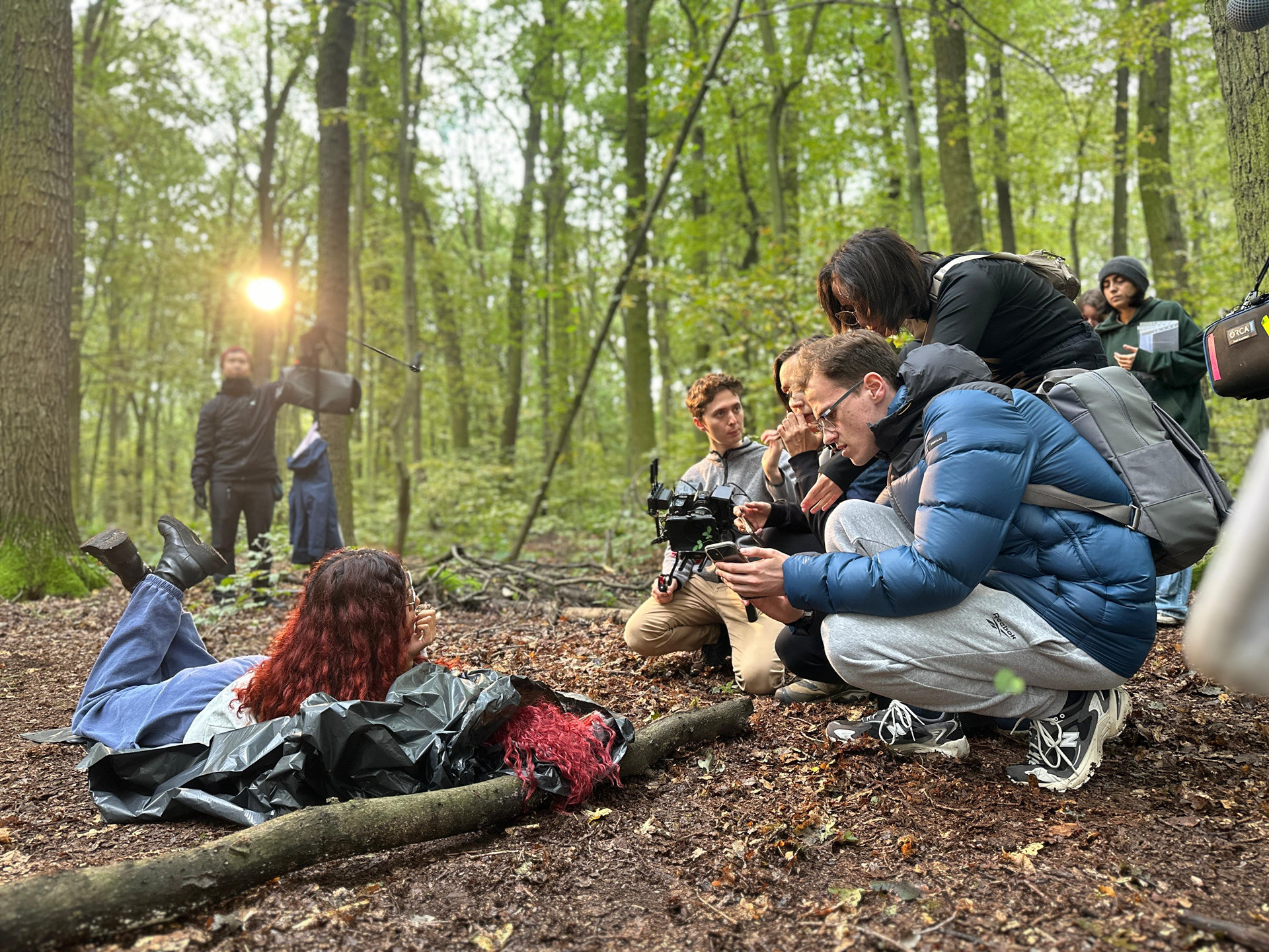 Filmmaking in process